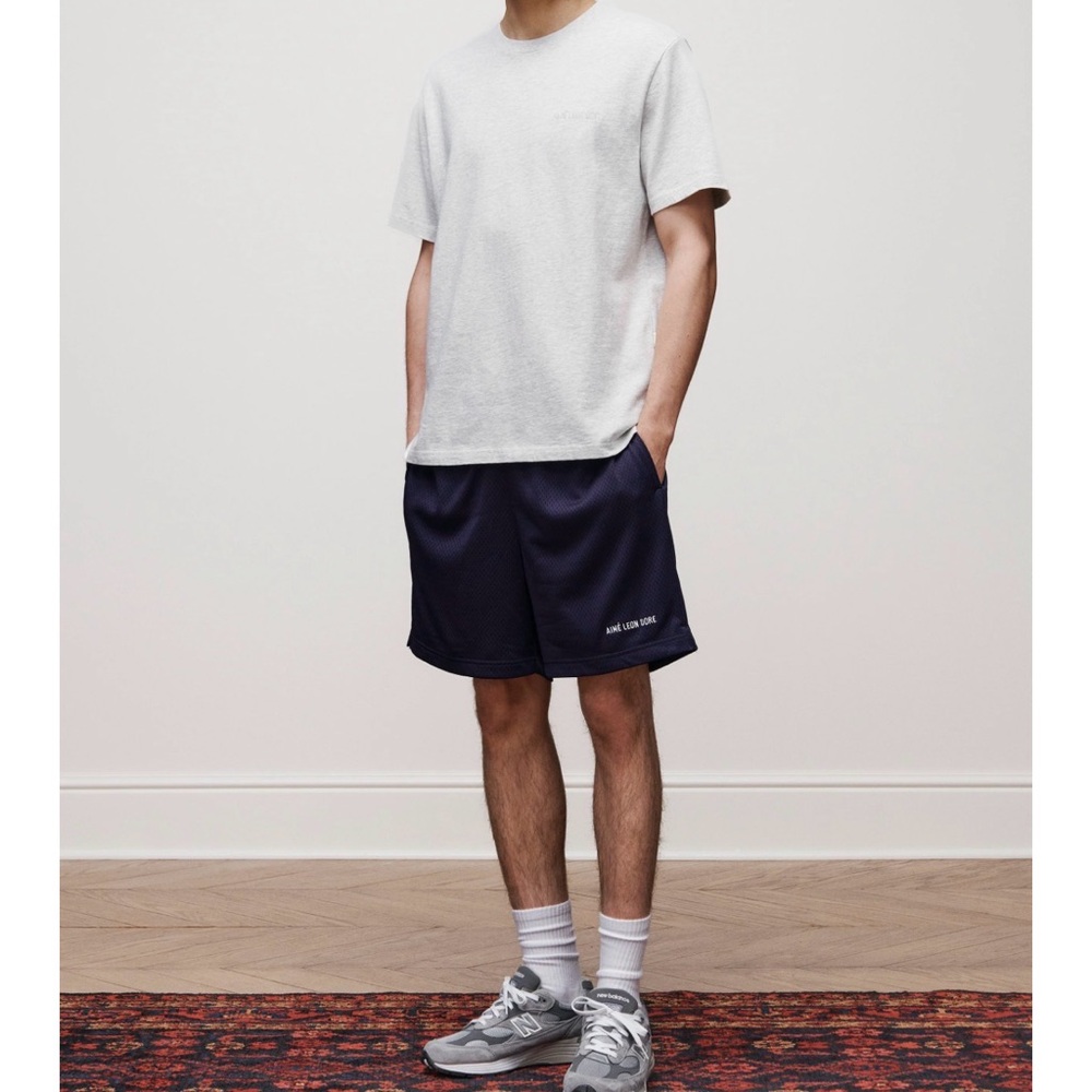 Aime Leon Dore Navy Athletic Mesh Shorts